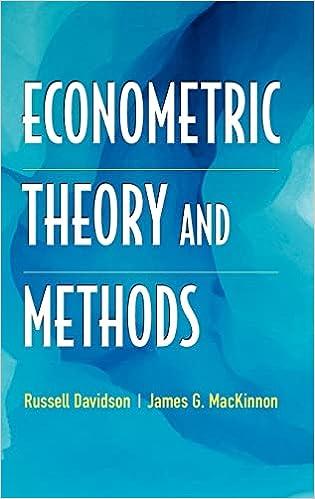 econometric theory and methods 1st edition russell davidson, james g. mackinnon 0195123727, 978-0195123722