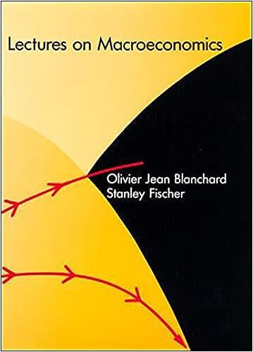 lectures on macroeconomics 1st edition olivier blanchard, stanley fischer 9780262022835