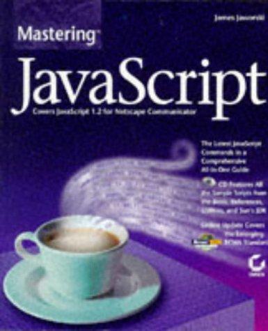 mastering javascript 1st edition jamie jaworski 0782120148, 978-0782120141