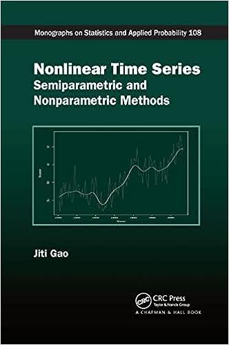 nonlinear time series semiparametric and nonparametric methods monographs on statistics and applied