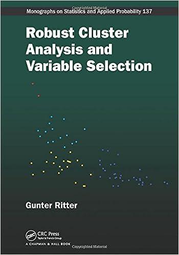 robust cluster analysis and variable selection monographs on statistics and applied probability 137 1st