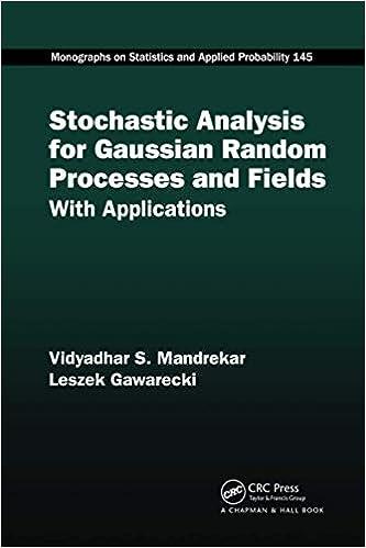stochastic analysis for gaussian random processes and fields monographs on statistics and applied probability