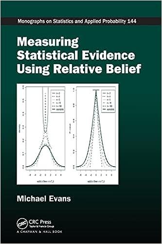 measuring statistical evidence using relative belief monographs on statistics & applied probability book 144