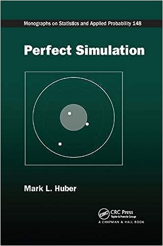 perfect simulation monographs on statistics and applied probability 14 1st edition mark l. huber 0367377195,