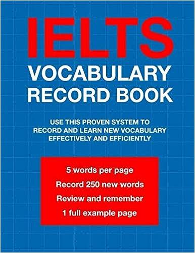 IELTS Vocabulary Record Book