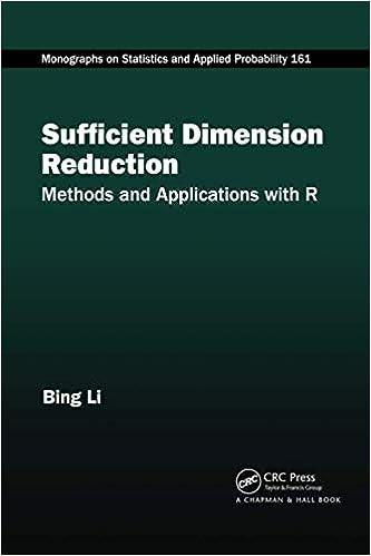sufficient dimension reduction  methods and applications with r  monographs on statistics and applied