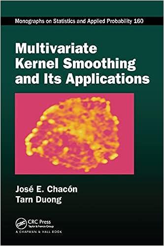 multivariate kernel smoothing and its applications  monographs on statistics and applied probability 160 1st