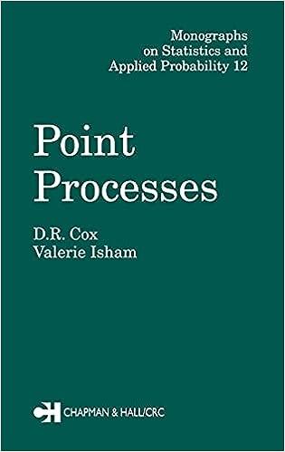 point processes monographs on statistics and applied probability 12 1st edition d.r. cox, valerie isham