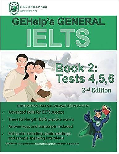 gehelps general ielts book 2 tests 4-5-6 1st edition adrian benedek, evan keenlyside, deborah rogers