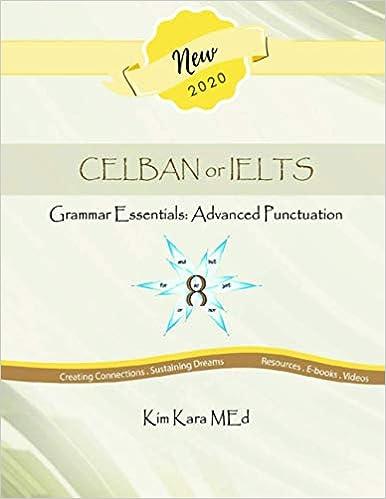 celban or ielts grammar essentials advanced punctuation 2020 2nd edition kim kara med 1927448042,