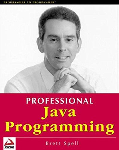 professional java programming 1st edition brett spell 186100382x, 978-1861003829
