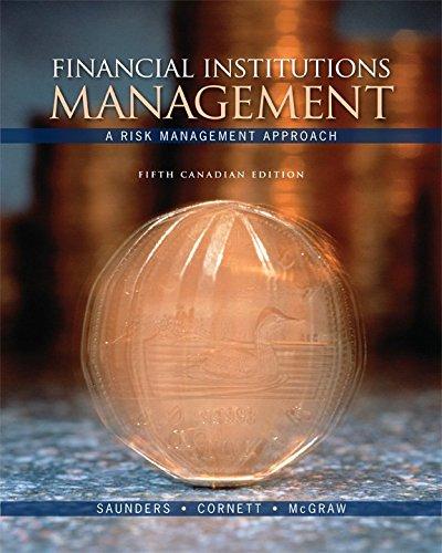 financial institutions management a risk management approach 5th canadian edition anthony saunders, marcia