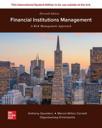 financial institutions management a risk management approach 11th international edition anthony saunders,