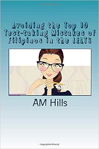 avoiding the top 10 test taking mistakes of filipinos in the ielts 1st edition am sindayen 1532801289,