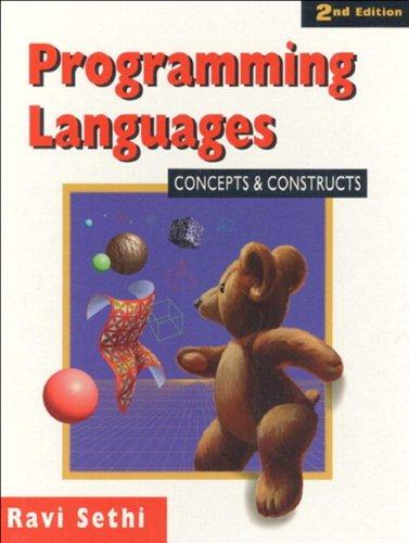 programming language with java package 2nd edition ravi sethi 0321193717, 978-0321193711