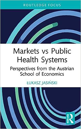 markets vs public health systems perspectives from the austrian school of economics 1st edition lukasz