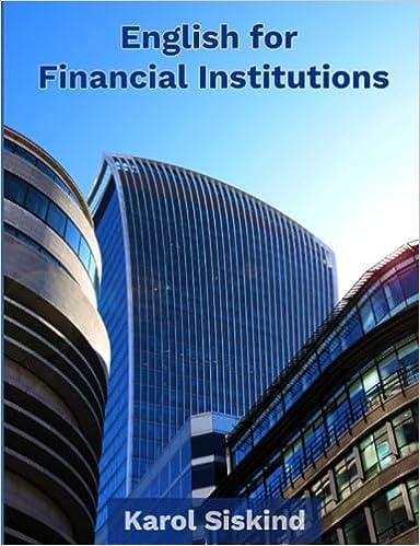 english for financial institutions 1st edition karol siskind 2919965603, 978-2919965601