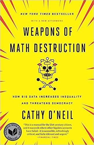 weapons of math destruction 1st edition cathy o'neil 0553418831, 978-0553418835