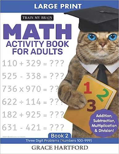math activity books for adults 1st edition grace hartford b09l4st28x, 979-8758985397
