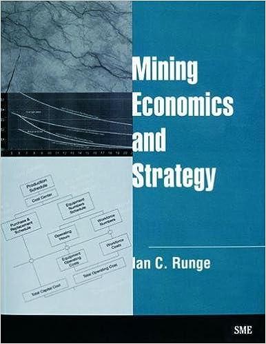 mining economics and strategy 1st edition ian c. runge 0873351657, 978-0873351652