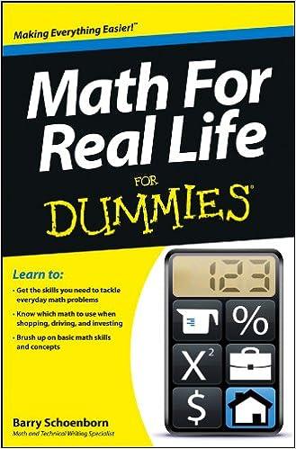 math for real life for dummies 1st edition barry schoenborn 1118453301, 978-1118453308