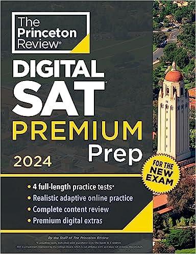 the princeton review digital sat premium prep 2024 2024 edition the princeton review 0593516877,
