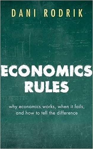 economics rules why economics works when it fails and how to tell the difference 1st edition dani rodrik
