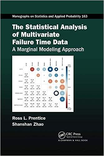 the statistical analysis of multivariate failure time data a marginal modeling approach monographs on