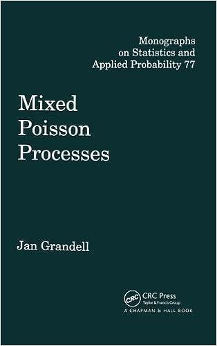 mixed poisson processes monographs on statistics and applied probability book 77 1st edition j grandell ,