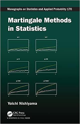 martingale methods in statistics  monographs on statistics and applied probability 170 1st edition yoichi