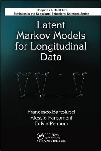 latent markov models for longitudinal data 1st edition francesco bartolucci, alessio farcomeni, fulvia