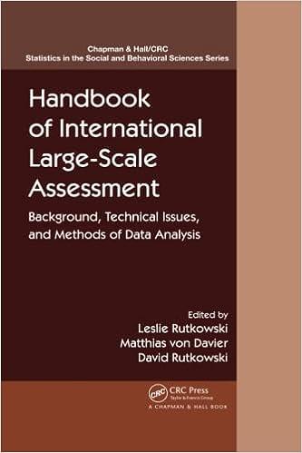handbook of international large scale assessment background technical issues and methods of data analysis 1st