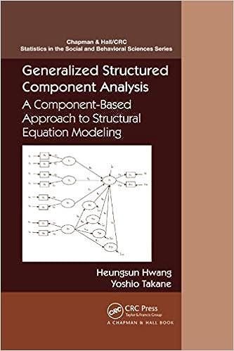 generalized structured component analysis a component based approach to structural equation modeling 1st