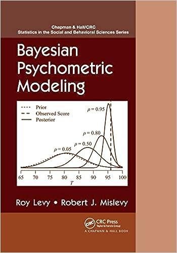 bayesian psychometric modeling 1st edition roy levy, robert j. mislevy 0367737094, 978-0367737092