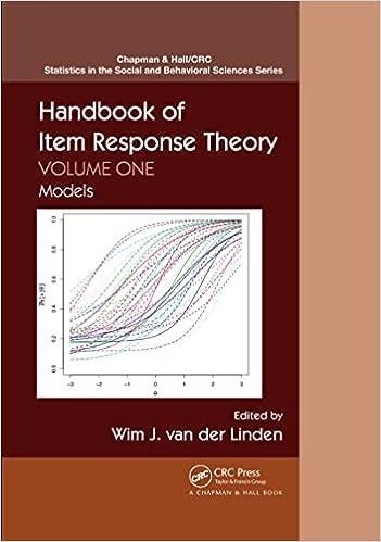 handbook of item response theory volume 1 models 1st edition wim j. van der linden 0367220016, 978-0367220013