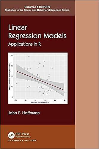 linear regression models applications in r 1st edition john p. hoffmann 0367753669, 978-0367753665