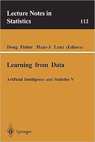 learning from data artificial intelligence and statistics v 1st edition doug fisher  hans-j. lenz 0387947361,