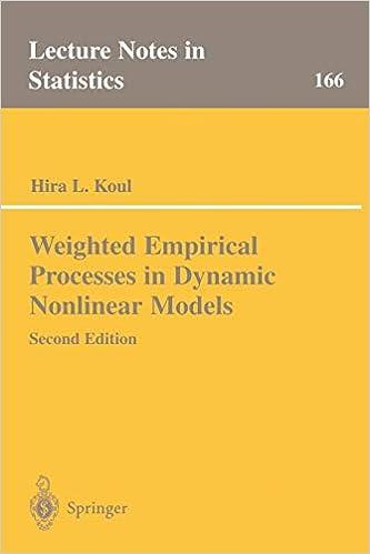 weighted empirical processes in dynamic nonlinear models 2nd edition y hira l. koul 0387954767, 978-0387954769
