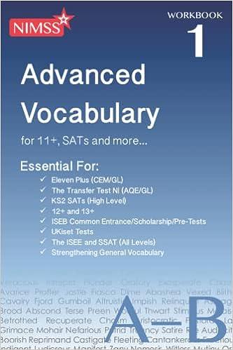 advanced vocabulary 1 workbook for 11 plus sats and more 1st edition nimss 1838019707, 978-1838019709