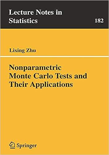 nonparametric monte carlo tests and their applications 1st edition li-xing zhu 0387250387, 978-0387250380