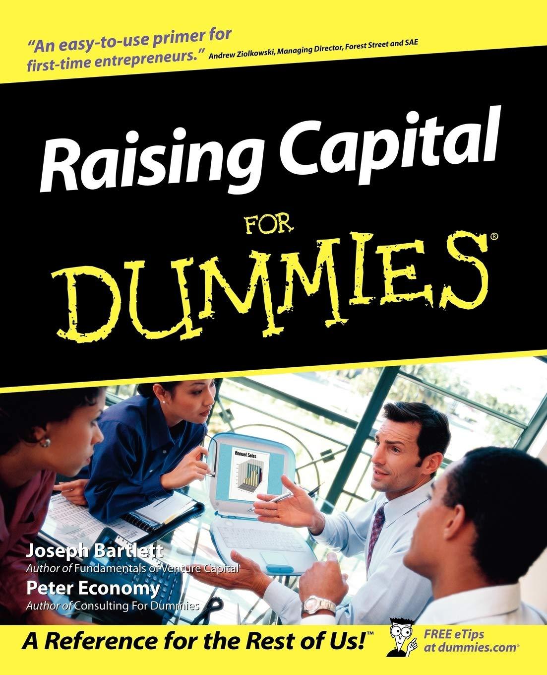 raising capital for dummies 1st edition joseph w. bartlett, peter economy 0764553534, 978-0764553530