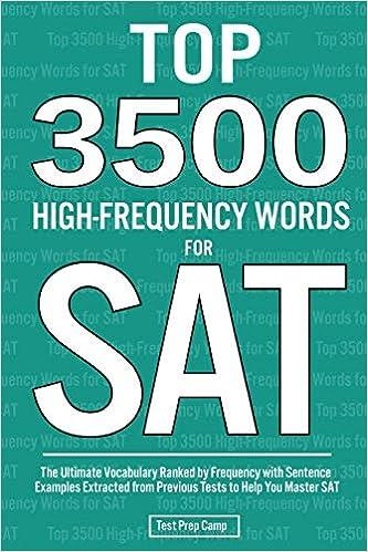 top 3500 high frequency words for sat the ultimate vocabulary ranked by frequency with sentence examples