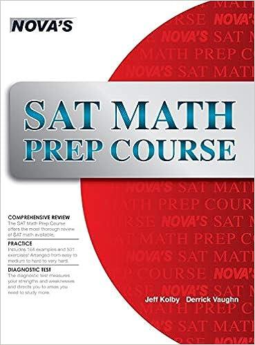 sat math prep course 1st edition jeff kolby 1944595864, 978-1944595869