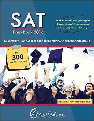 sat prep book 2016 sat test prep study guide and practice questions 1st edition sat exam prep team