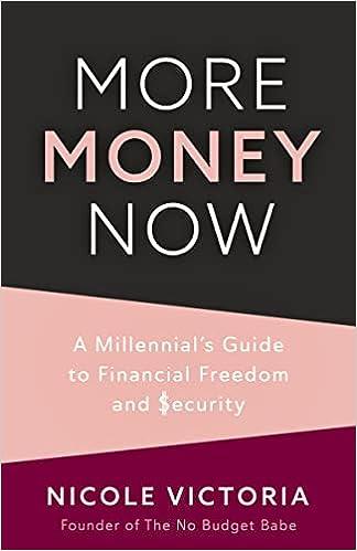 more money now a millennials guide to financial freedom and security 1st edition nicole victoria 1642509485,