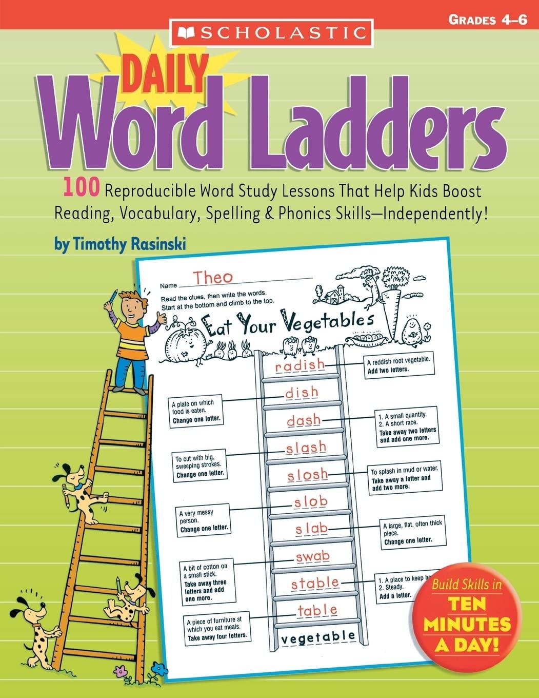 daily word ladders 100 reproducible word study lessons  daily word ladders 0439773458, 978-0439773454