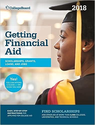 getting financial aid scholarships grants loans and jobs 1st edition the college board 1457309246,