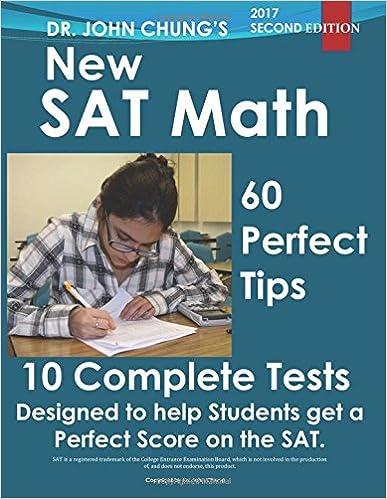 new sat math 60 perfect test 10 complete test designed to help the students to get a perfect score on the sat