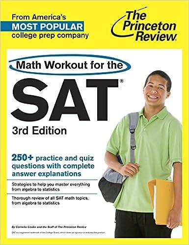 math workout for the sat 3rd edition the princeton review 037542833x, 978-0375428333
