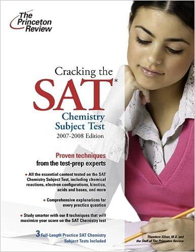 cracking the sat chemistry subject test 2007-2008 2008 edition princeton review 375765891, 978-0375765896
